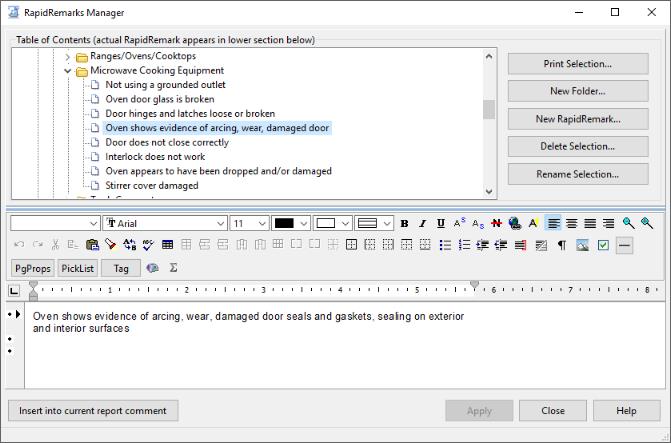 RapidRemarks screenshot